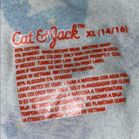 Christmas themed hedgehog leggings by cat & Jack - Picture 3 of 3